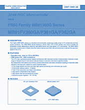 DataSheet MB91360G pdf