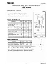 DataSheet 2SK3566 pdf