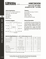 DataSheet HMC363G8 pdf