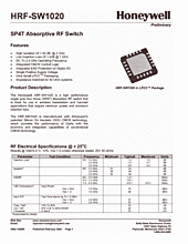 DataSheet HRF-SW1020 pdf