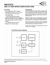 DataSheet IS61C512 pdf