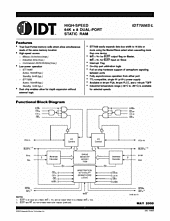 DataSheet IDT7008S pdf