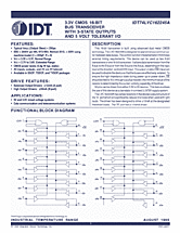 DataSheet IDT74LVC162245A pdf