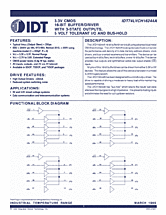 DataSheet IDT74LVCH16244A pdf