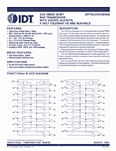 DataSheet IDT74LVCH16245A pdf