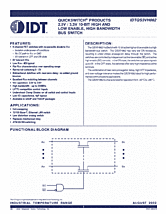 DataSheet IDTQS3VH862 pdf