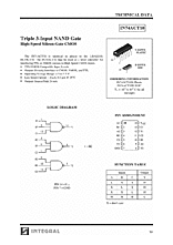 DataSheet IN74ACT10 pdf