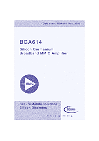 DataSheet BGA614 pdf