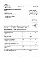 DataSheet BSL211SP pdf