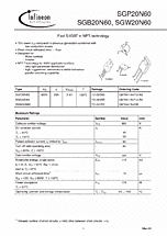 DataSheet SGP20N60 pdf