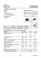 DataSheet SPB100N04S2-04 pdf