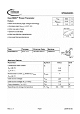 DataSheet SPN04N60S5 pdf