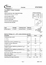 DataSheet SPW47N60C2 pdf