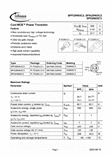 DataSheet SPx20N65C3 pdf