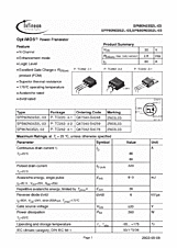 DataSheet SPx80N03S2L-03 pdf