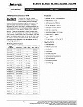 DataSheet EL5205 pdf