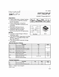 DataSheet IRF7853PBF pdf