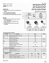 DataSheet IRFB3207ZPbF pdf