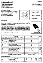 DataSheet IRFI634G pdf