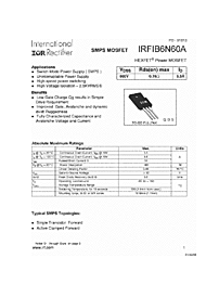DataSheet IRFIB6N60A pdf