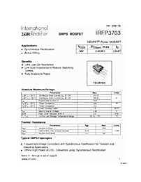 DataSheet IRFP3703 pdf