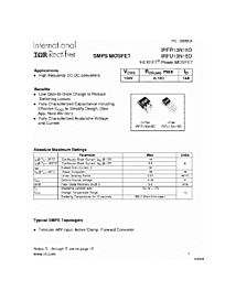 DataSheet IRFR13N15D pdf