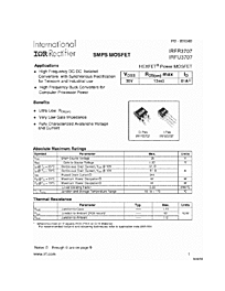 DataSheet IRFR3707 pdf