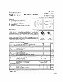 DataSheet IRFR3710Z pdf