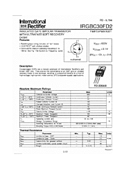 DataSheet IRGBC30FD2 pdf