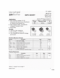 DataSheet IRL3716 pdf