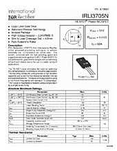 DataSheet IRLI3705N pdf