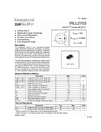 DataSheet IRLL2703 pdf