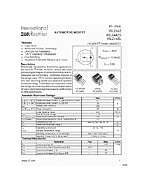 DataSheet IRLZ44Z pdf