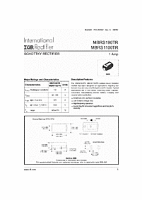 DataSheet MBRS1100TR pdf