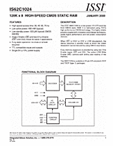 DataSheet IS62C1024 pdf