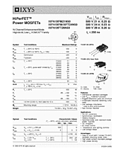 DataSheet IXFH21N50 pdf