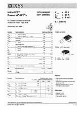 DataSheet IXFH80N085 pdf