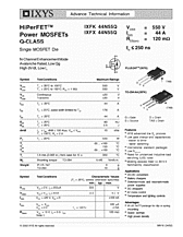 DataSheet IXFK44N55Q pdf