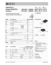 DataSheet IXFT30N50Q pdf