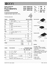 DataSheet IXFx80N15Q pdf