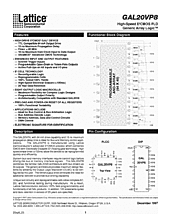 DataSheet GAL20VP8 pdf