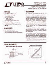 DataSheet LTC1199L pdf