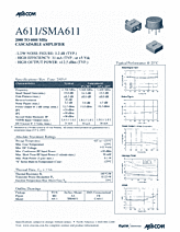 DataSheet SMA611 pdf