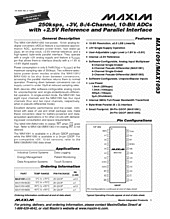 DataSheet MAX1091 pdf