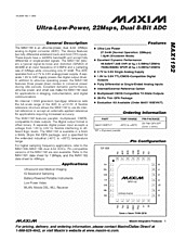 DataSheet MAX1192 pdf