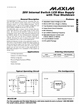 DataSheet MAX1606 pdf