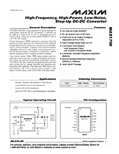 DataSheet MAX1708 pdf