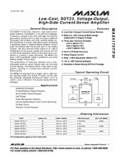 DataSheet MAX4173F pdf