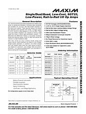 DataSheet MAX4323 pdf