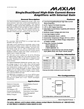 DataSheet MAX4377 pdf